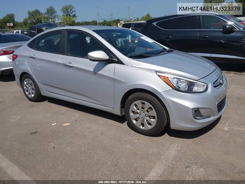 2017 Hyundai Accent Se VIN: KMHCT4AE1HU323379 Lot: 45614683