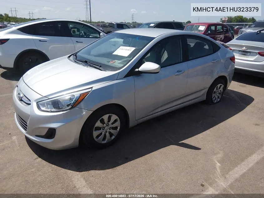 2017 Hyundai Accent Se VIN: KMHCT4AE1HU323379 Lot: 45614683