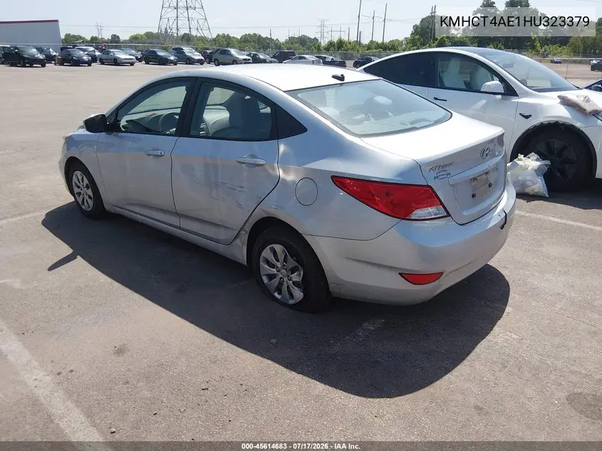 2017 Hyundai Accent Se VIN: KMHCT4AE1HU323379 Lot: 45614683