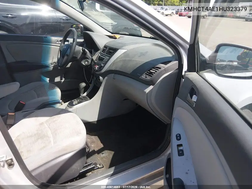 2017 Hyundai Accent Se VIN: KMHCT4AE1HU323379 Lot: 45614683
