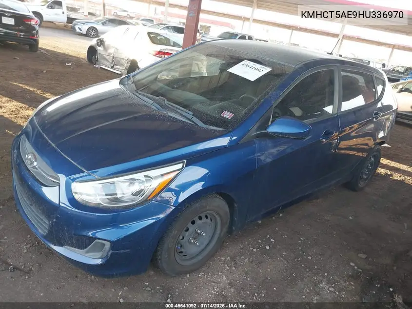 2017 Hyundai Accent Se VIN: KMHCT5AE9HU336970 Lot: 45641092