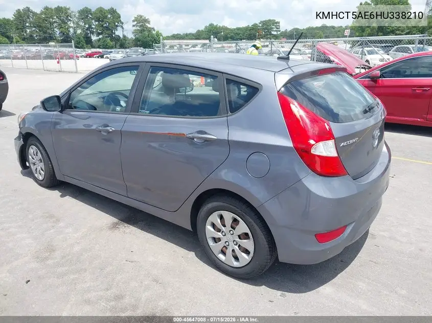 2017 Hyundai Accent Se VIN: KMHCT5AE6HU338210 Lot: 45647008