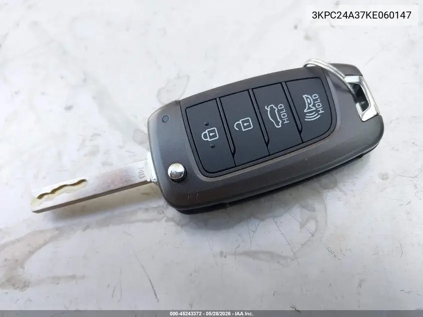 2019 Hyundai Accent Se VIN: 3KPC24A37KE060147 Lot: 45243372