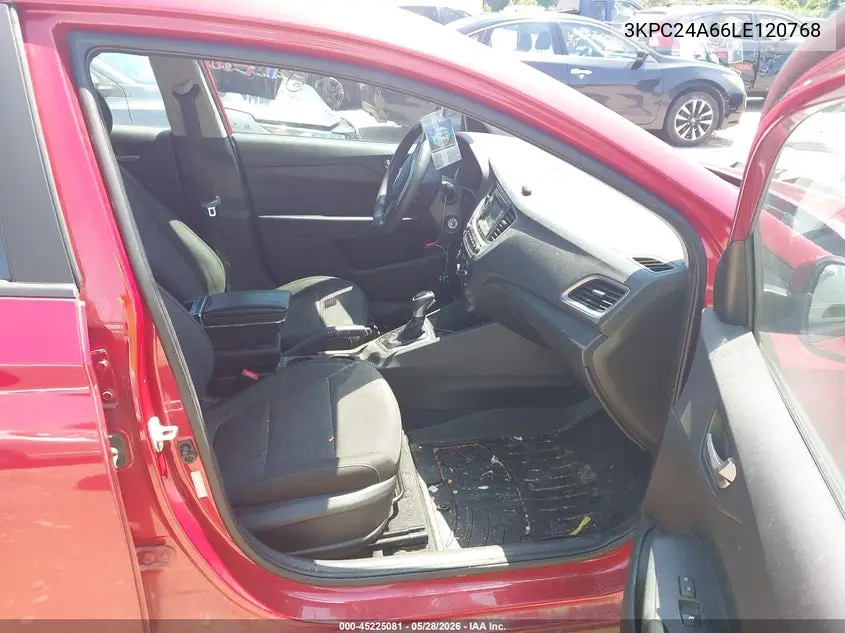 2020 Hyundai Accent Se VIN: 3KPC24A66LE120768 Lot: 45225081