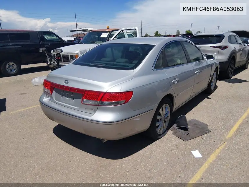 2006 Hyundai Azera Limited/Se VIN: KMHFC46F86A053063 Lot: 45230820