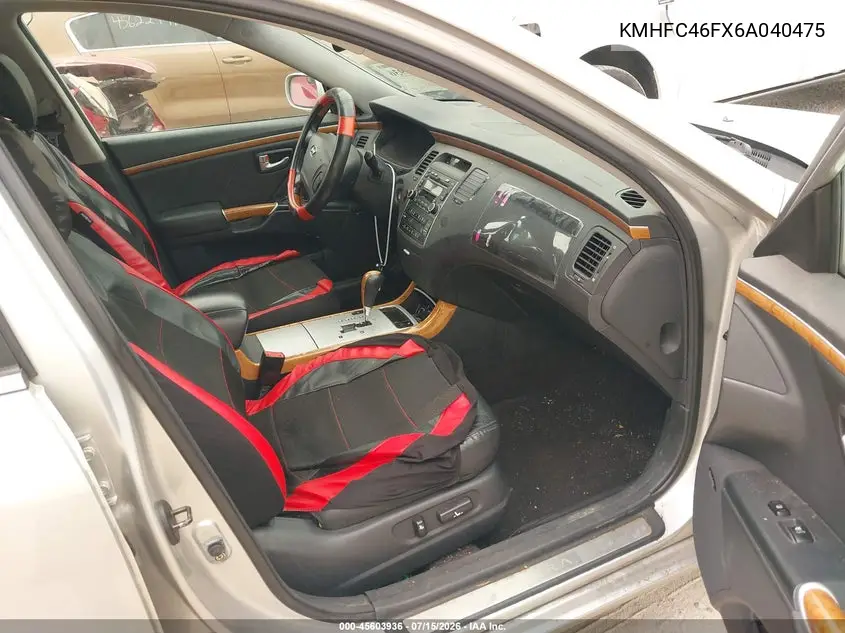 2006 Hyundai Azera Limited/Se VIN: KMHFC46FX6A040475 Lot: 45603936