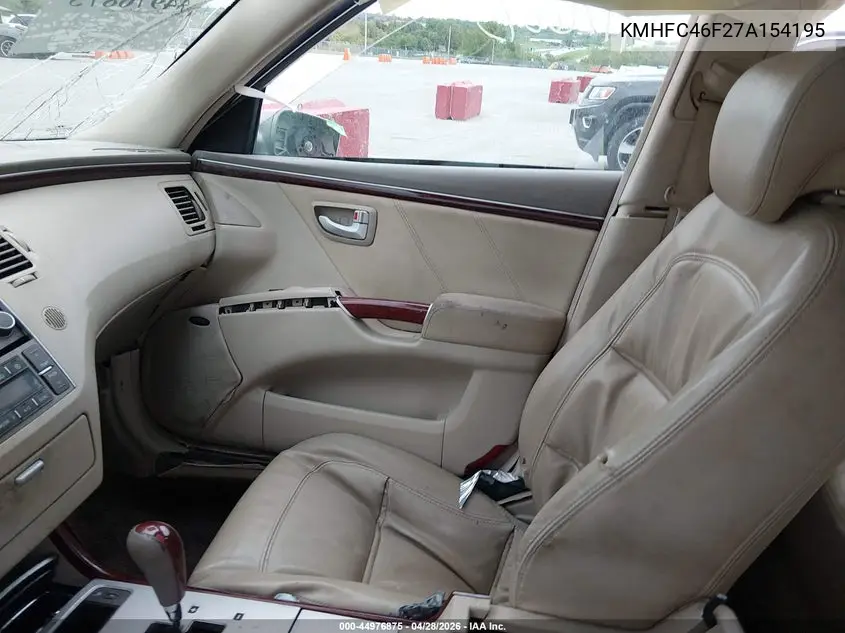 2007 Hyundai Azera Limited/Se VIN: KMHFC46F27A154195 Lot: 44976875