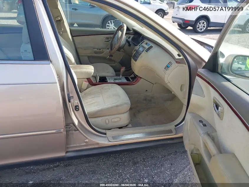 2007 Hyundai Azera Gls VIN: KMHFC46D57A199999 Lot: 45303288