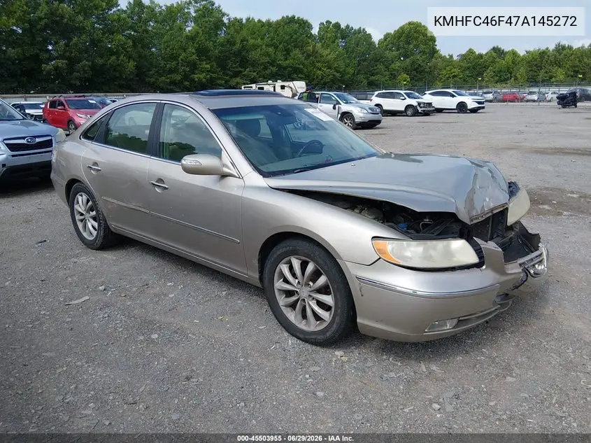2007 Hyundai Azera Limited/Se VIN: KMHFC46F47A145272 Lot: 45503955