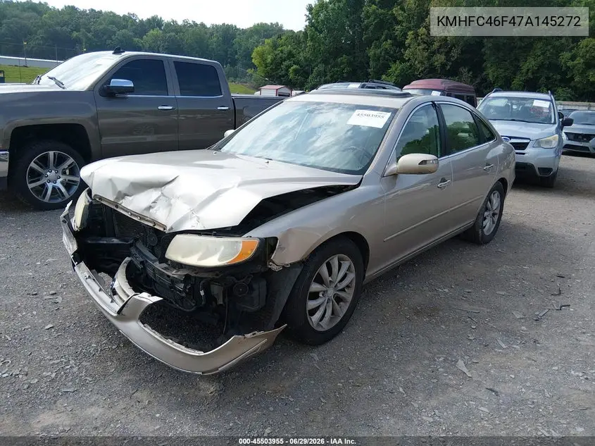 2007 Hyundai Azera Limited/Se VIN: KMHFC46F47A145272 Lot: 45503955