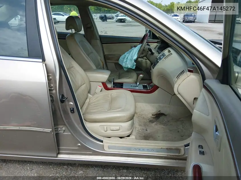 2007 Hyundai Azera Limited/Se VIN: KMHFC46F47A145272 Lot: 45503955