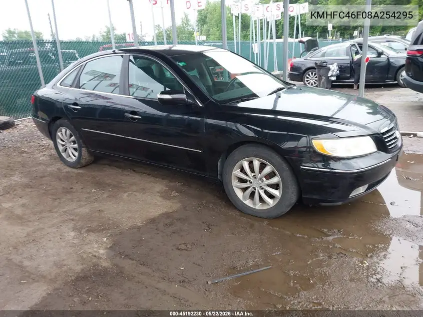 2008 Hyundai Azera Limited VIN: KMHFC46F08A254295 Lot: 45192230