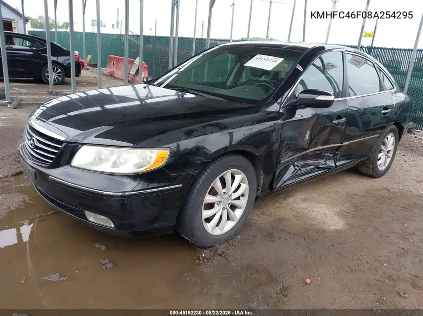 2008 Hyundai Azera Limited VIN: KMHFC46F08A254295 Lot: 45192230