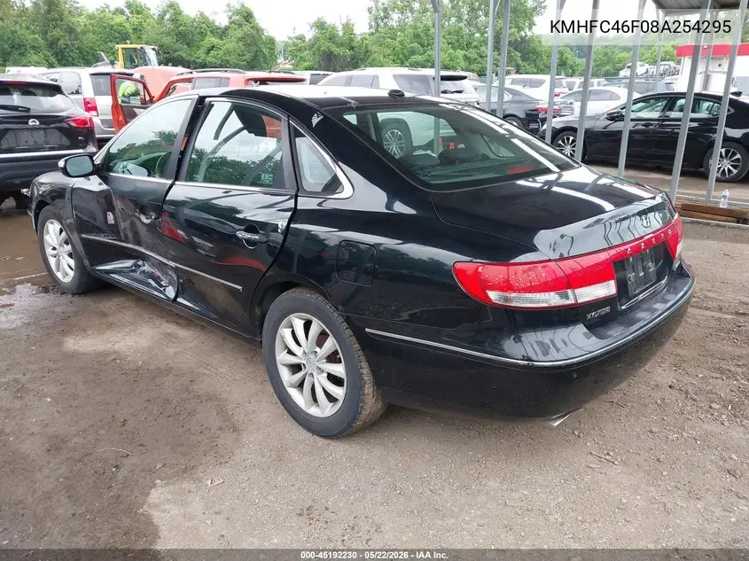2008 Hyundai Azera Limited VIN: KMHFC46F08A254295 Lot: 45192230