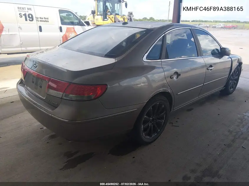 2009 Hyundai Azera Limited VIN: KMHFC46F89A388165 Lot: 45498252