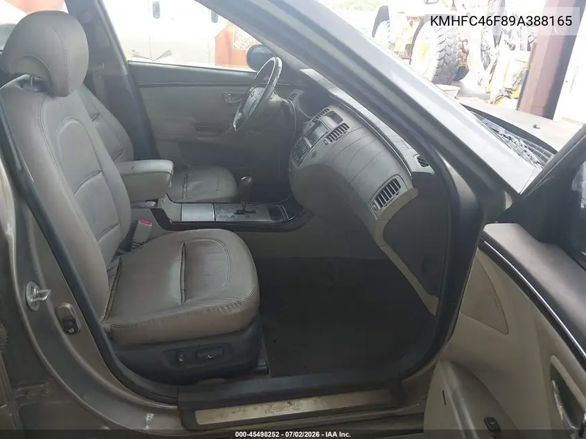 2009 Hyundai Azera Limited VIN: KMHFC46F89A388165 Lot: 45498252