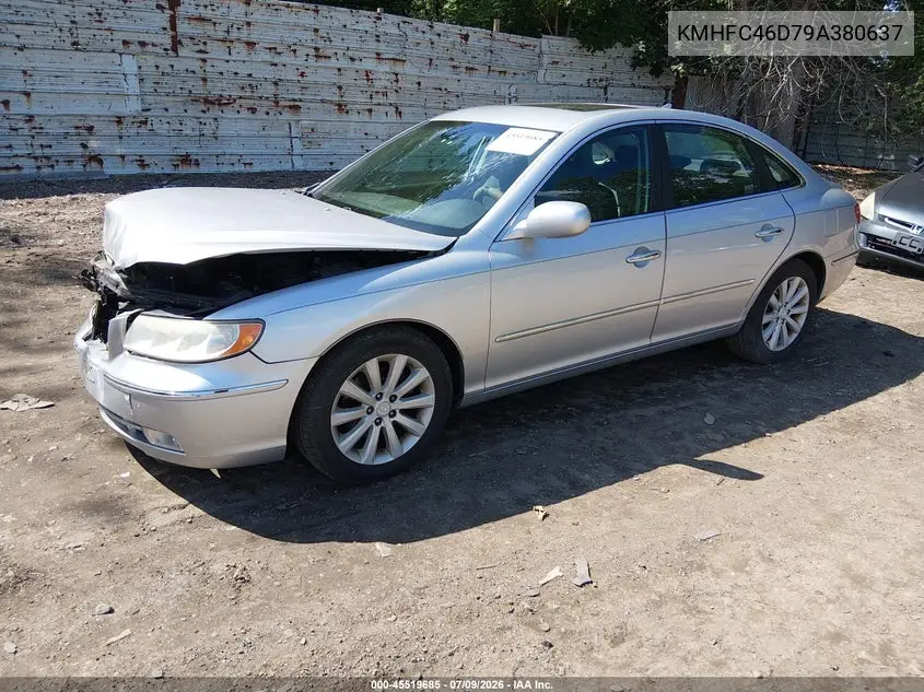 2009 Hyundai Azera Gls VIN: KMHFC46D79A380637 Lot: 45519685