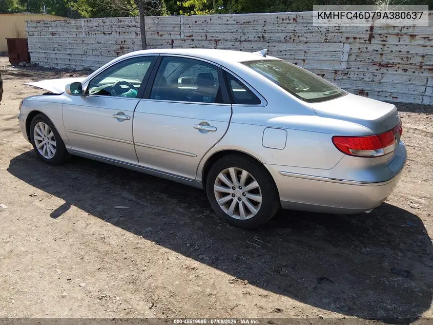 2009 Hyundai Azera Gls VIN: KMHFC46D79A380637 Lot: 45519685