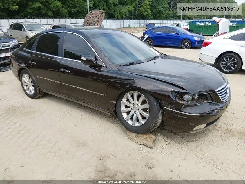 2010 Hyundai Azera Limited VIN: KMHFC4DF5AA513517 Lot: 45172124