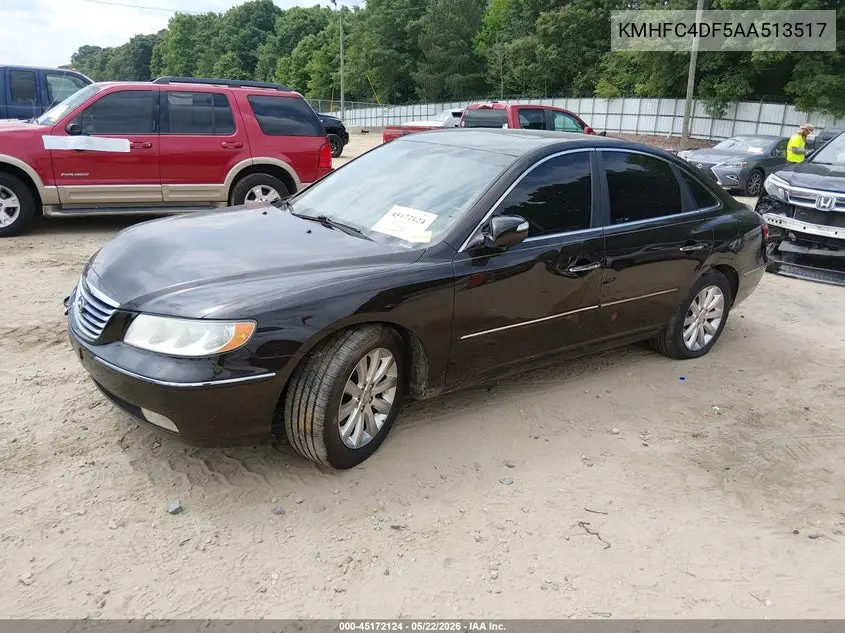 2010 Hyundai Azera Limited VIN: KMHFC4DF5AA513517 Lot: 45172124