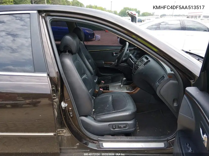 2010 Hyundai Azera Limited VIN: KMHFC4DF5AA513517 Lot: 45172124