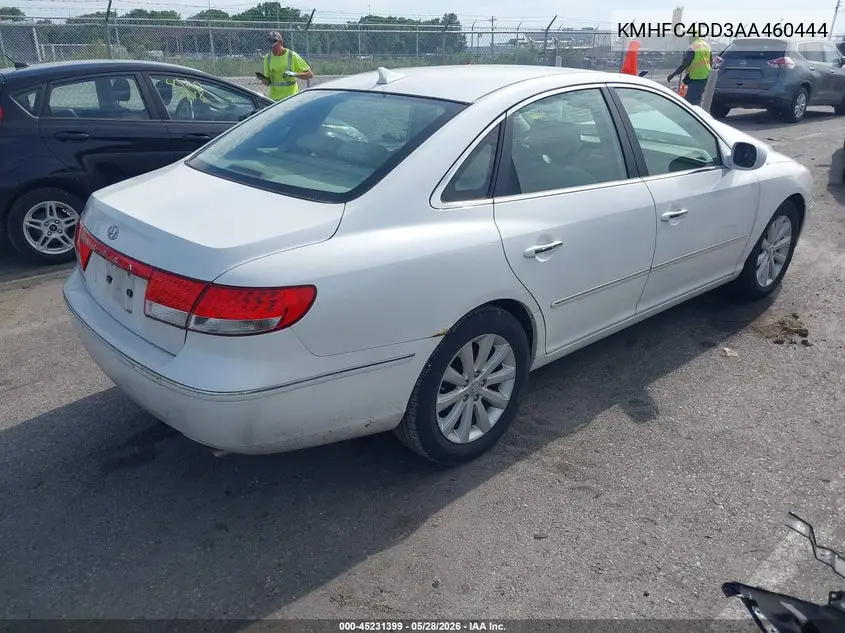 2010 Hyundai Azera Gls VIN: KMHFC4DD3AA460444 Lot: 45231399