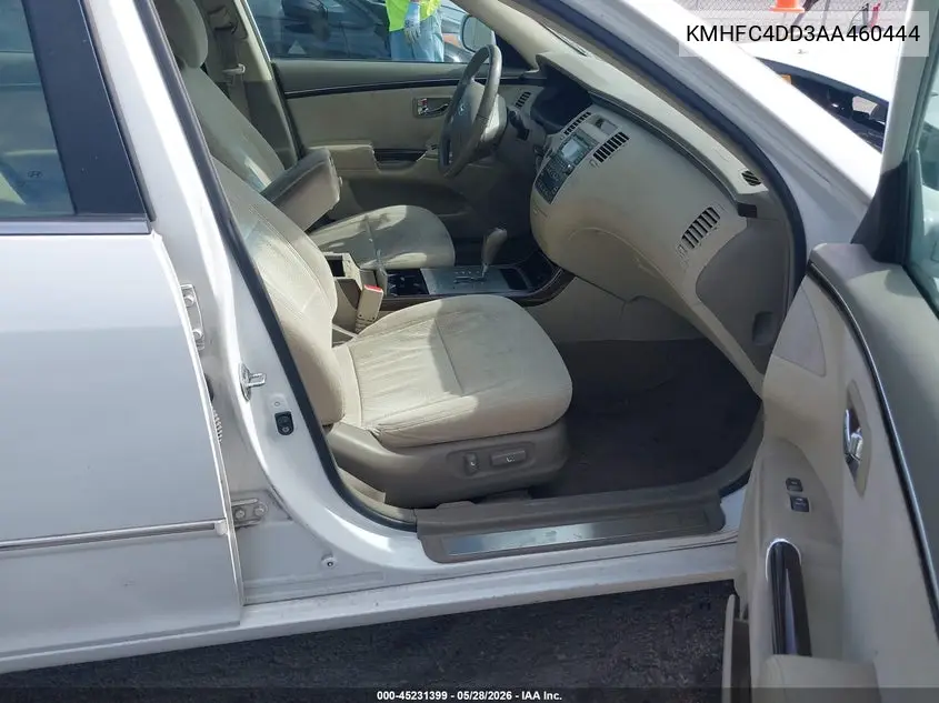 2010 Hyundai Azera Gls VIN: KMHFC4DD3AA460444 Lot: 45231399