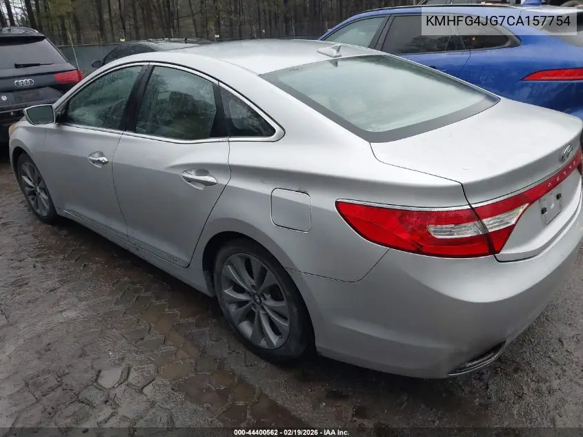 2012 Hyundai Azera VIN: KMHFG4JG7CA157754 Lot: 44400562