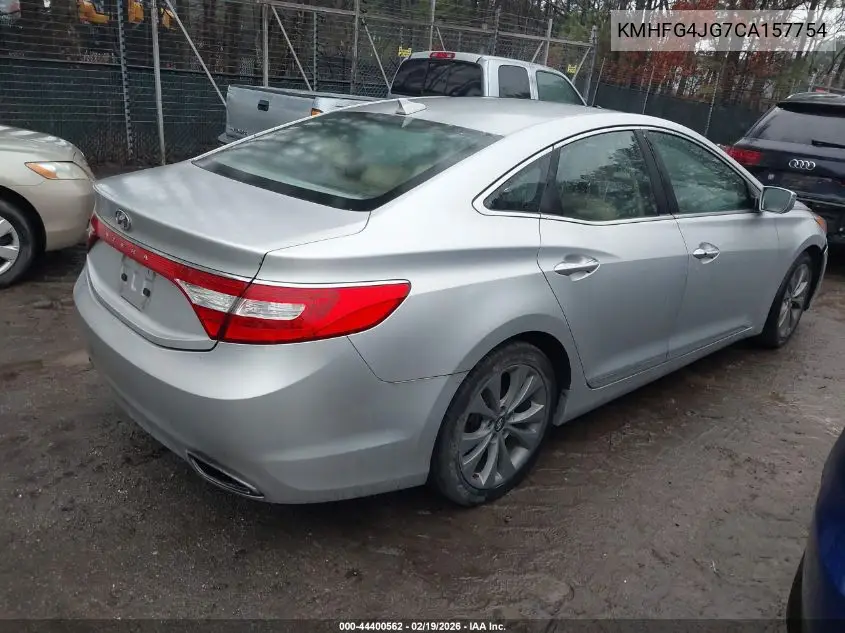 2012 Hyundai Azera VIN: KMHFG4JG7CA157754 Lot: 44400562