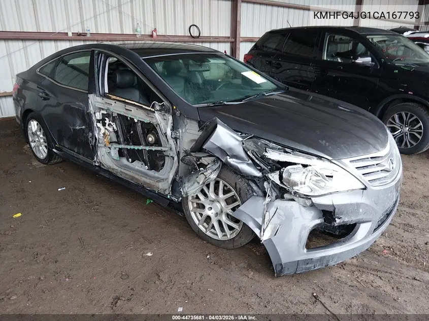 2012 Hyundai Azera VIN: KMHFG4JG1CA167793 Lot: 44735681