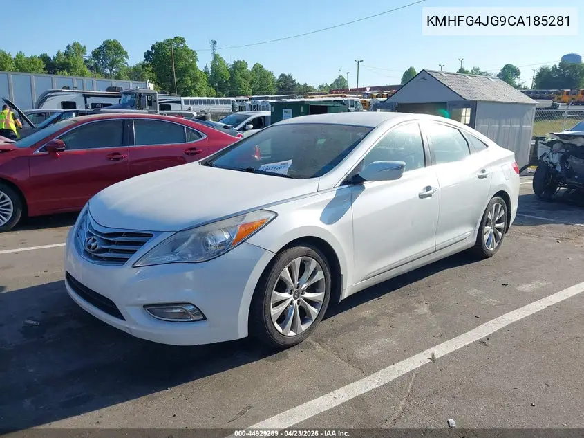 2012 Hyundai Azera VIN: KMHFG4JG9CA185281 Lot: 44929269