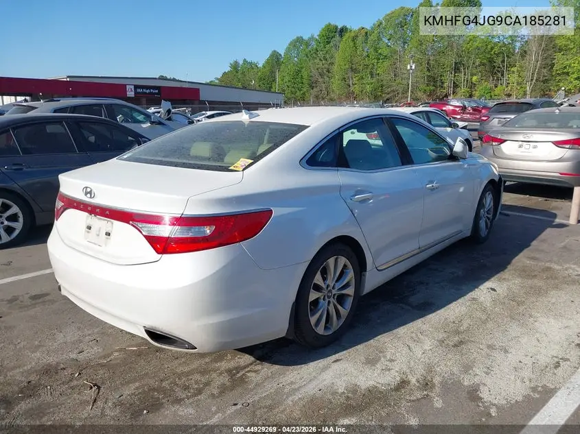 2012 Hyundai Azera VIN: KMHFG4JG9CA185281 Lot: 44929269