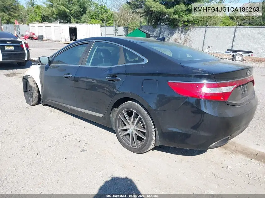 2012 Hyundai Azera VIN: KMHFG4JG1CA186263 Lot: 45015584