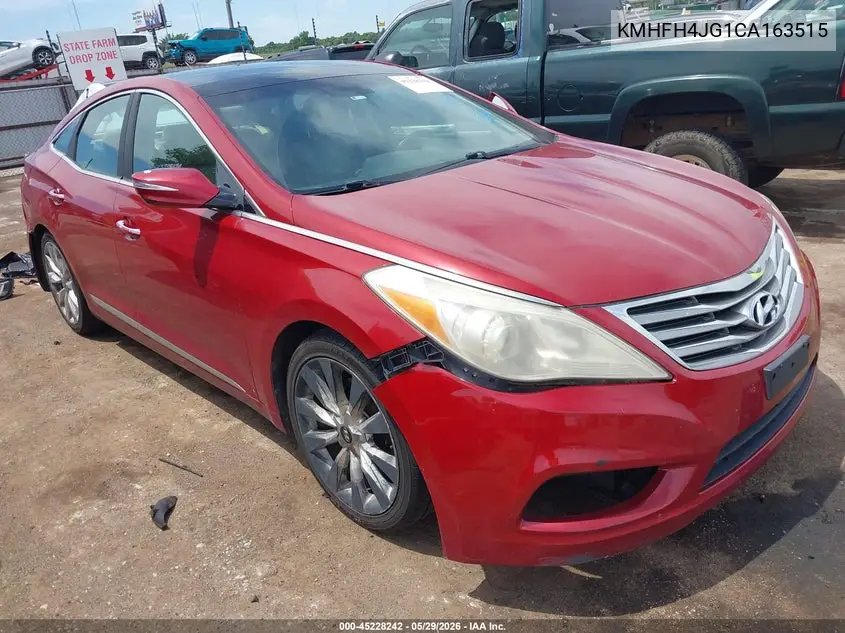 2012 Hyundai Azera VIN: KMHFH4JG1CA163515 Lot: 45228242