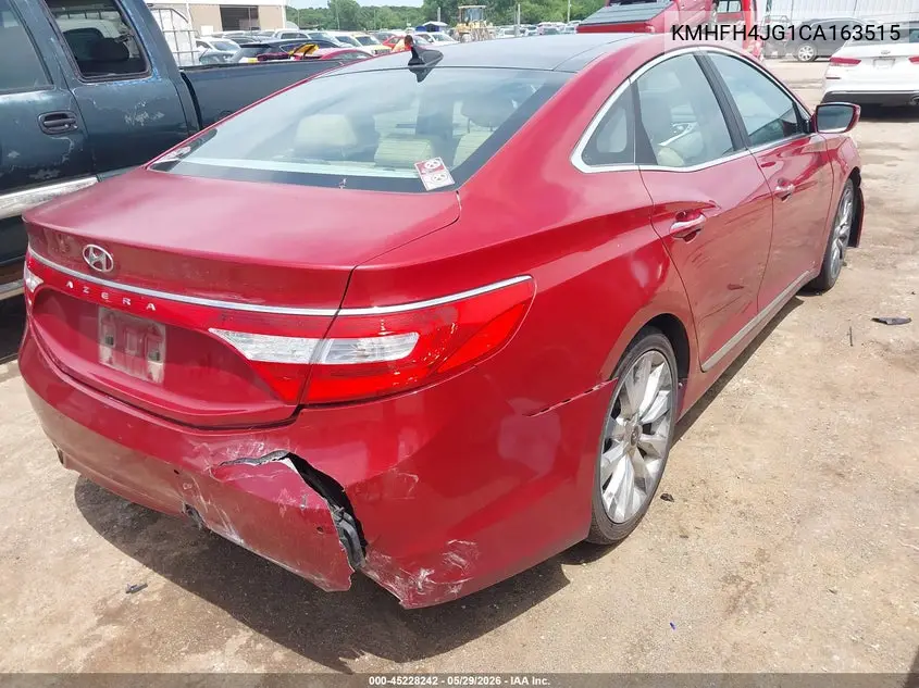 2012 Hyundai Azera VIN: KMHFH4JG1CA163515 Lot: 45228242