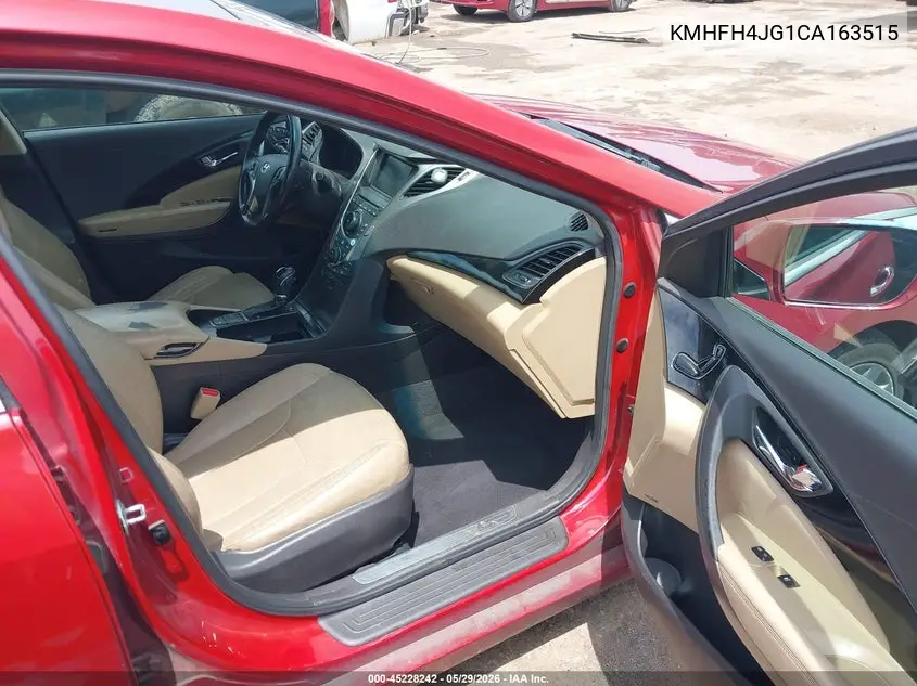2012 Hyundai Azera VIN: KMHFH4JG1CA163515 Lot: 45228242