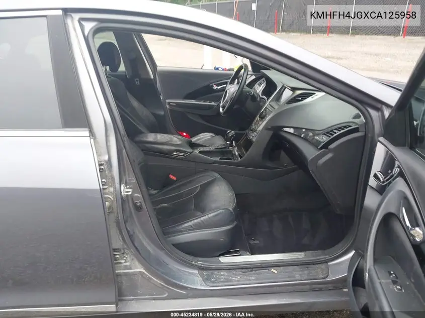 2012 Hyundai Azera VIN: KMHFH4JGXCA125958 Lot: 45234819