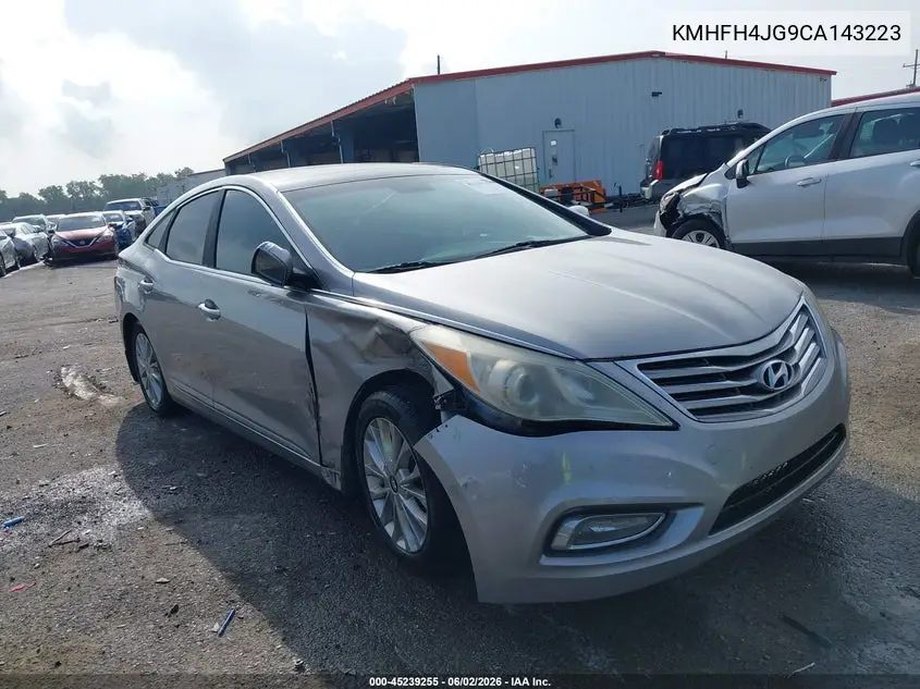 2012 Hyundai Azera VIN: KMHFH4JG9CA143223 Lot: 45239255