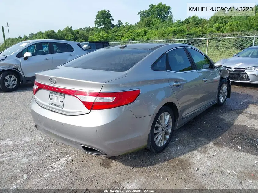 2012 Hyundai Azera VIN: KMHFH4JG9CA143223 Lot: 45239255