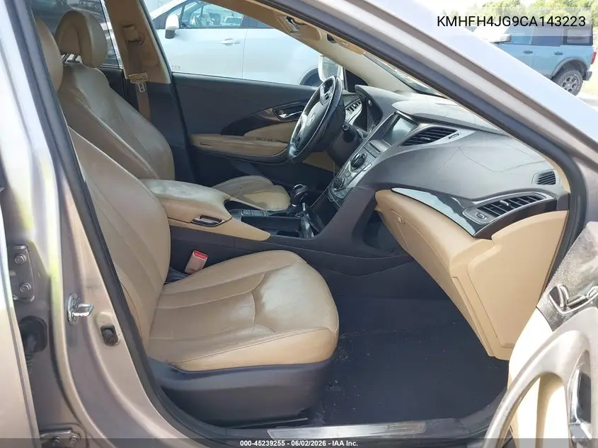 2012 Hyundai Azera VIN: KMHFH4JG9CA143223 Lot: 45239255