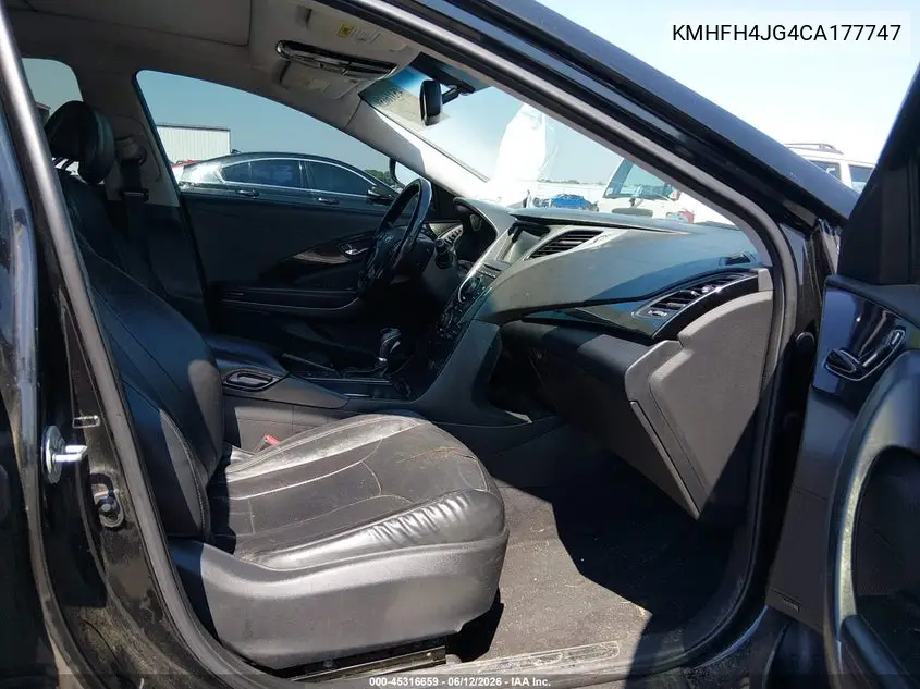 2012 Hyundai Azera VIN: KMHFH4JG4CA177747 Lot: 45316659
