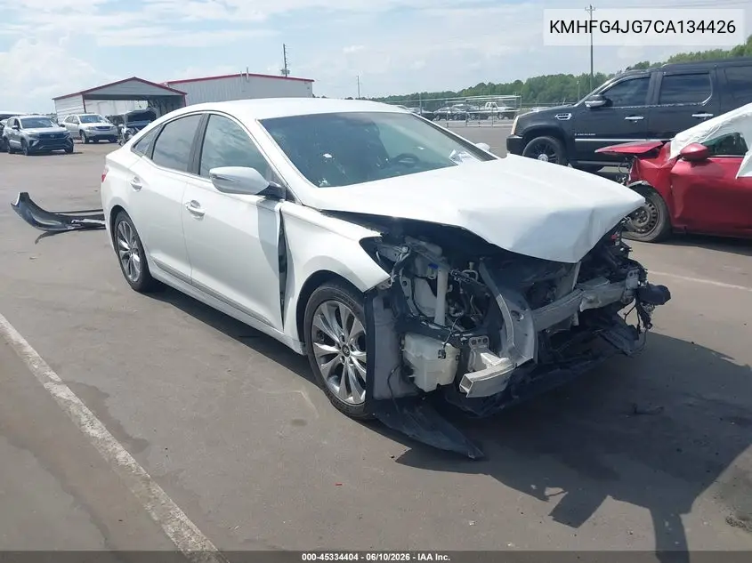 2012 Hyundai Azera VIN: KMHFG4JG7CA134426 Lot: 45334404