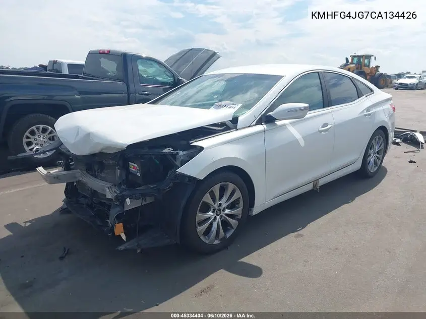 2012 Hyundai Azera VIN: KMHFG4JG7CA134426 Lot: 45334404
