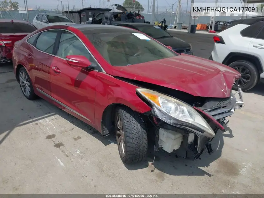 2012 Hyundai Azera VIN: KMHFH4JG1CA177091 Lot: 45538615