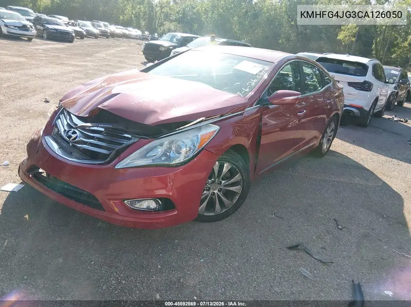 2012 Hyundai Azera VIN: KMHFG4JG3CA126050 Lot: 45592569
