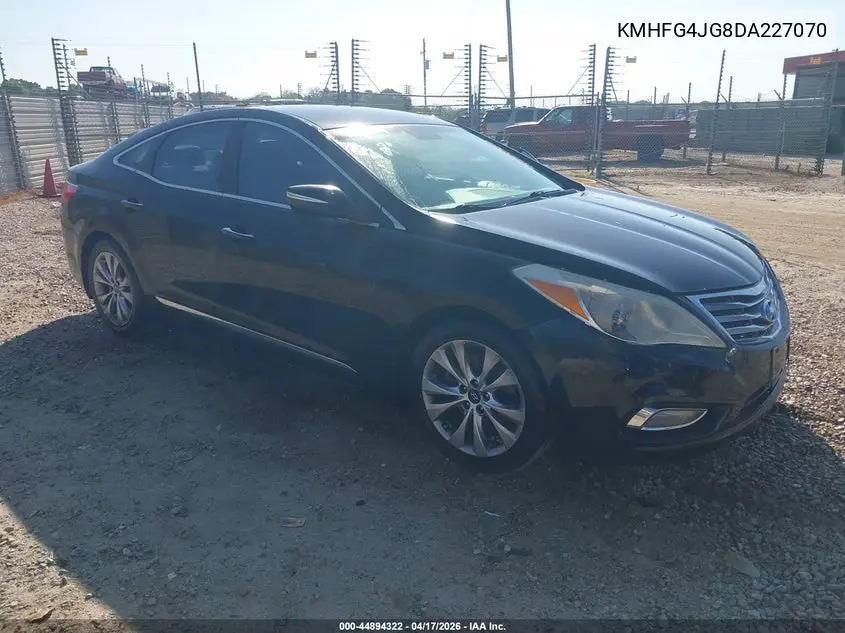 2013 Hyundai Azera VIN: KMHFG4JG8DA227070 Lot: 44894322
