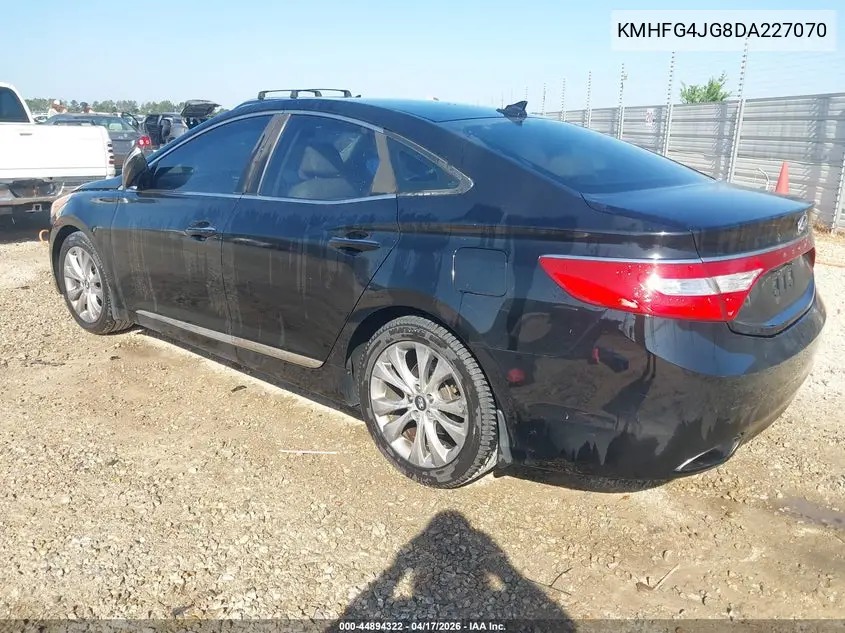 2013 Hyundai Azera VIN: KMHFG4JG8DA227070 Lot: 44894322