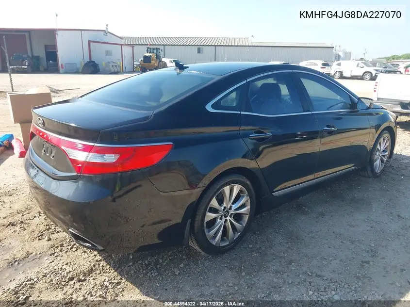 2013 Hyundai Azera VIN: KMHFG4JG8DA227070 Lot: 44894322