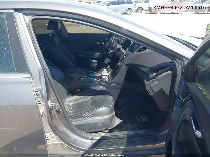 2013 Hyundai Azera VIN: KMHFH4JG2DA206616 Lot: 44927165