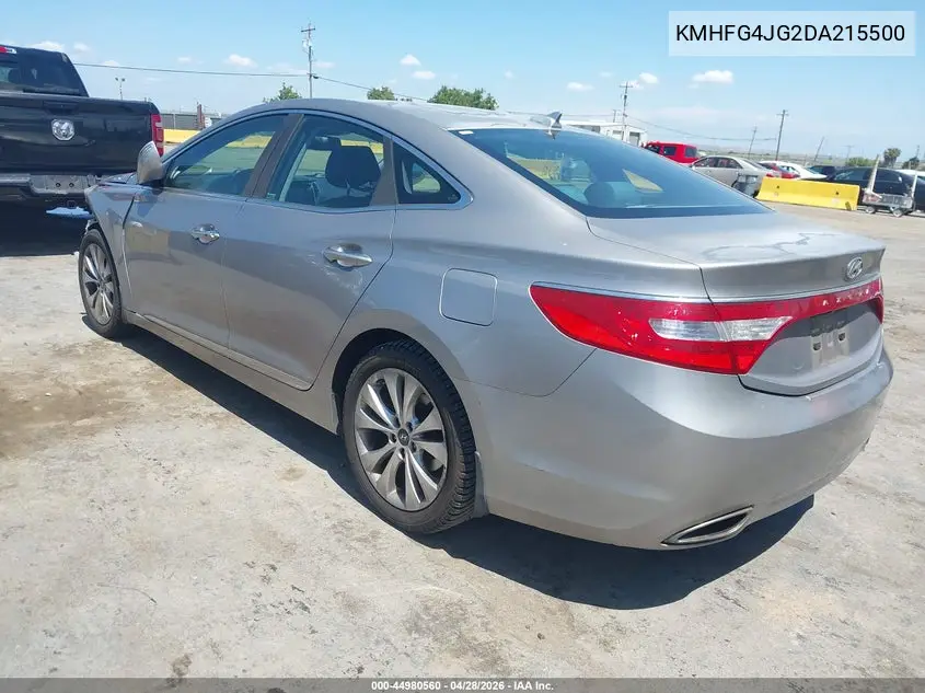 2013 Hyundai Azera VIN: KMHFG4JG2DA215500 Lot: 44980560
